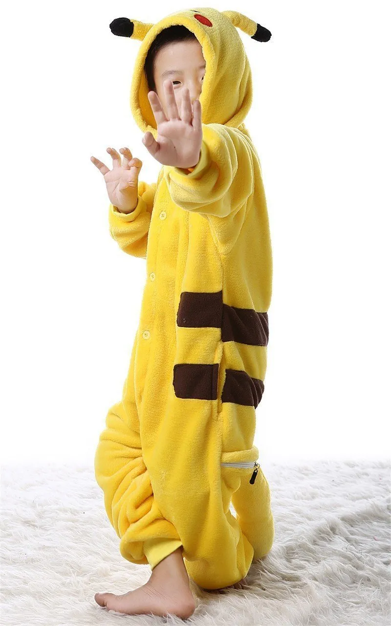 Pokemon Pikachu Kigurumionesies for Kids Animal Pajamas Costumes