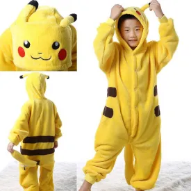 Pokemon Pikachu Kigurumionesies for Kids Animal Pajamas Costumes