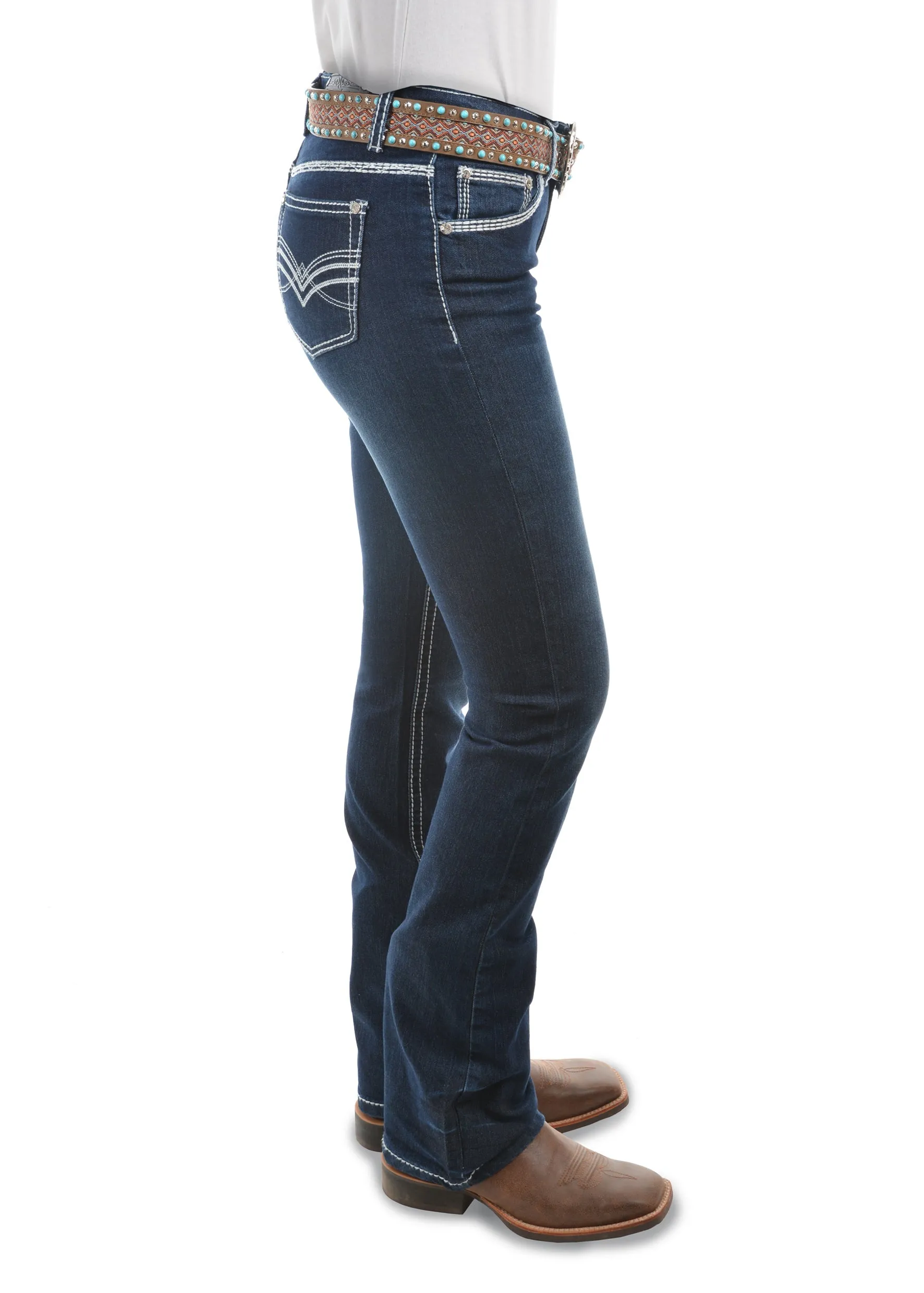 Pure Western Ladies Hannah Boot Cut Jean - 34" Leg - PCP2208119