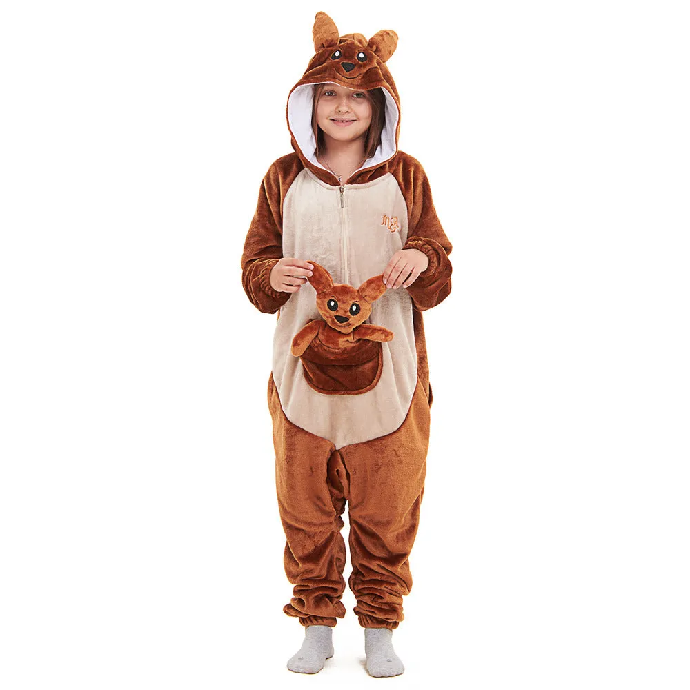 Snuggs Kids Blanket Onesie kangaroo