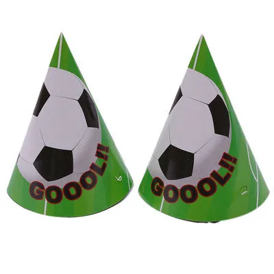 Soccer Football Kids Boy Birthday Party Decoration Cup Plate Napkin Banner Hat Straw Loot bag Tablecloth Party Supplies Set