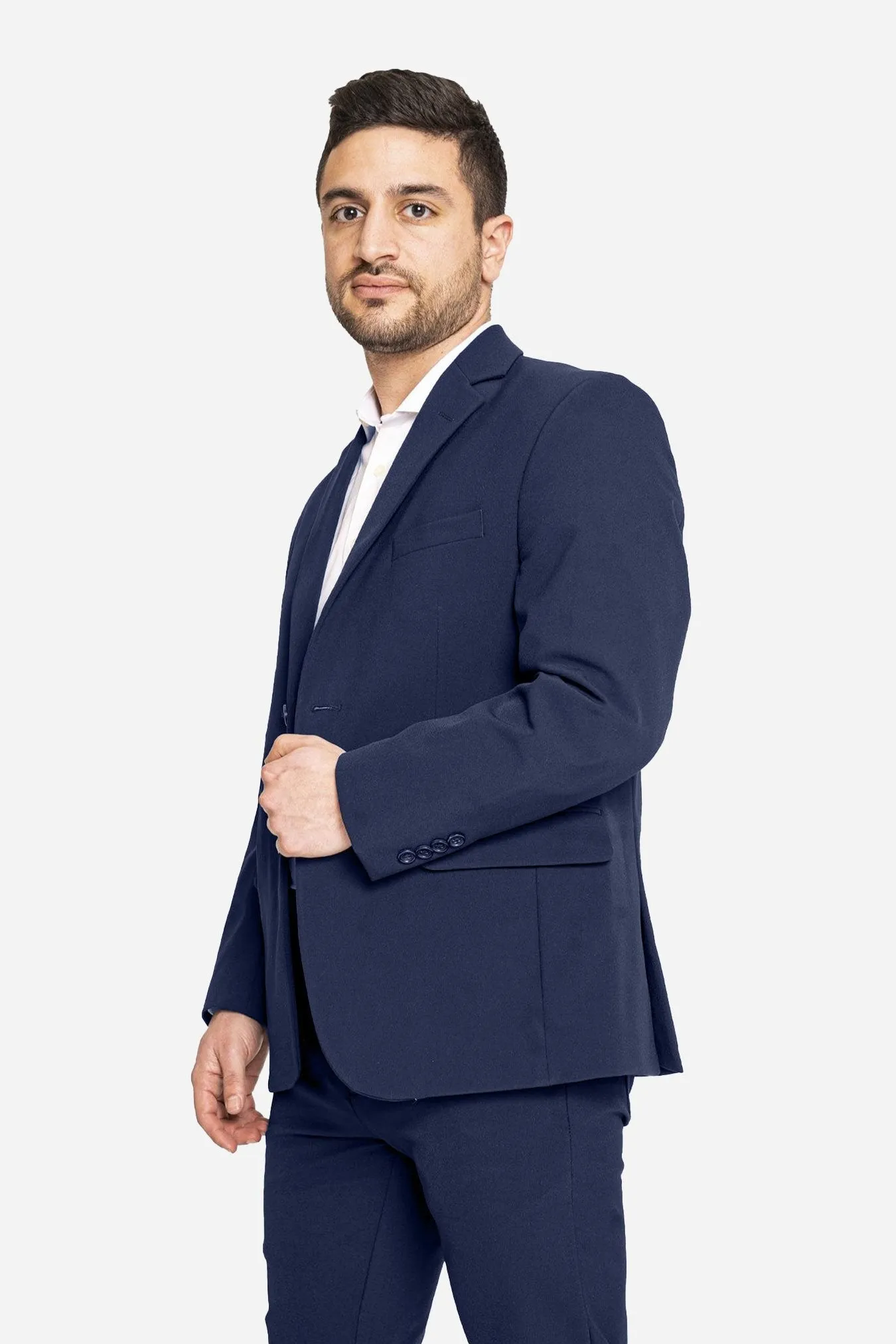 Super Stretch Suit Jacket Navy