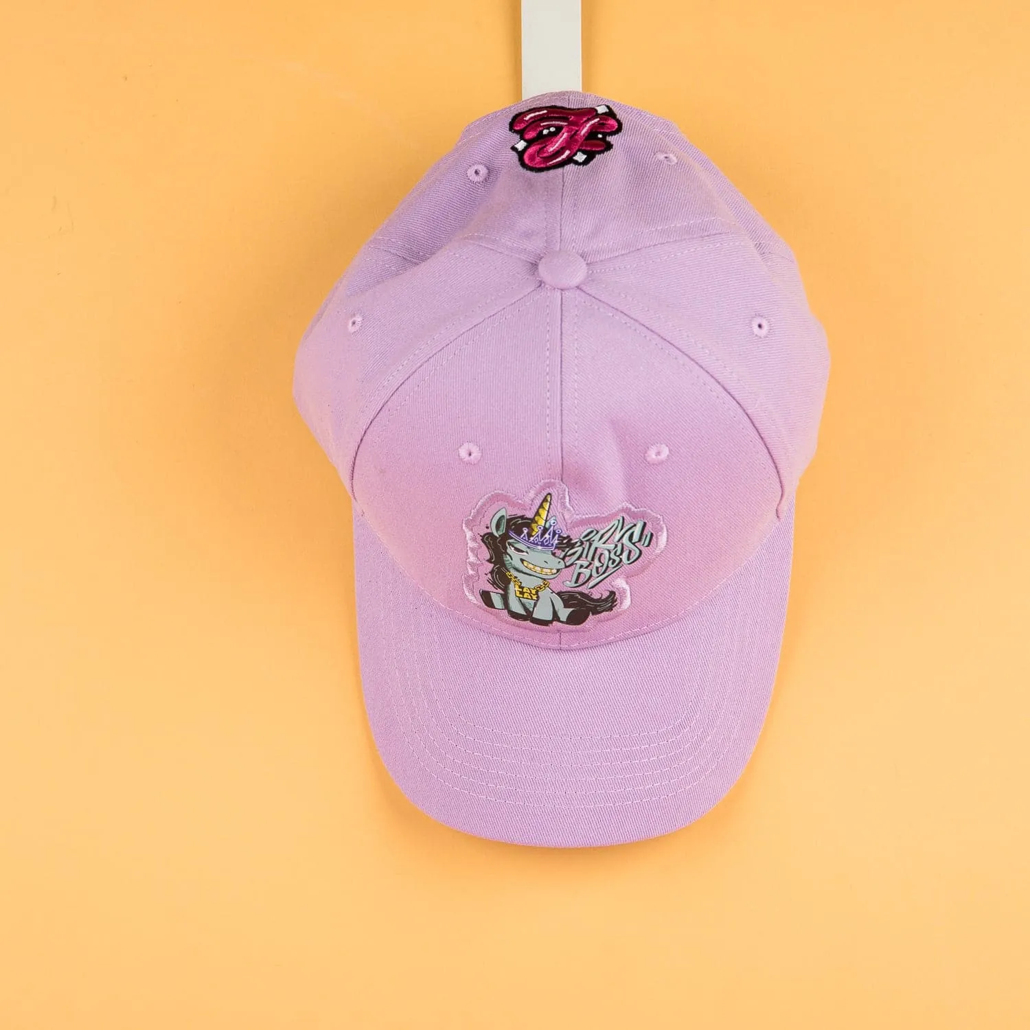 That Girl Lay Lay Girl Boss Unicorn Satin-Lined Baseball Cap