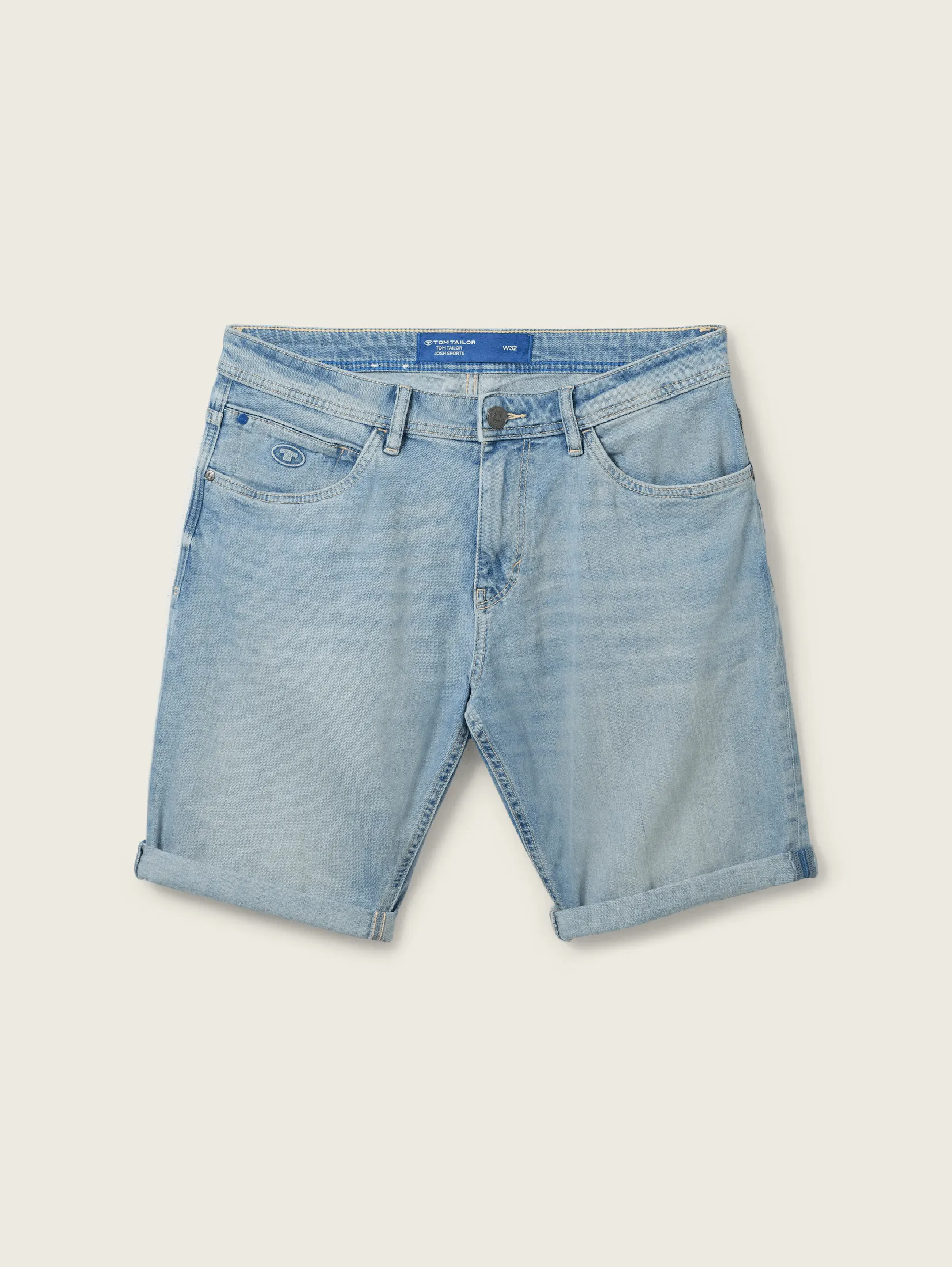 Tom Tailor Light Stone Blue Denim Short