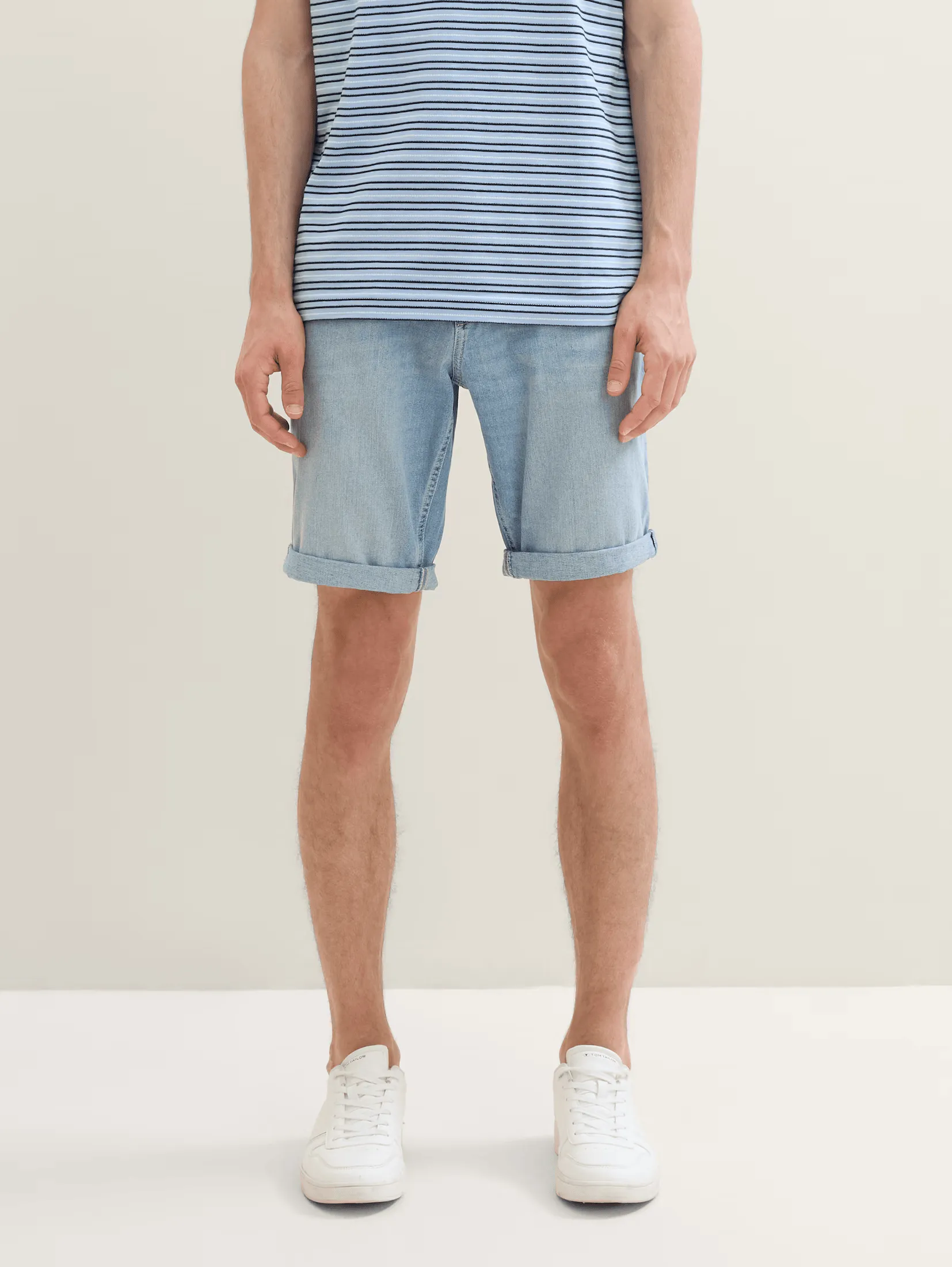 Tom Tailor Light Stone Blue Denim Short