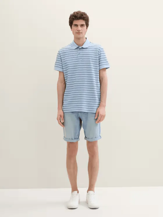 Tom Tailor Light Stone Blue Denim Short