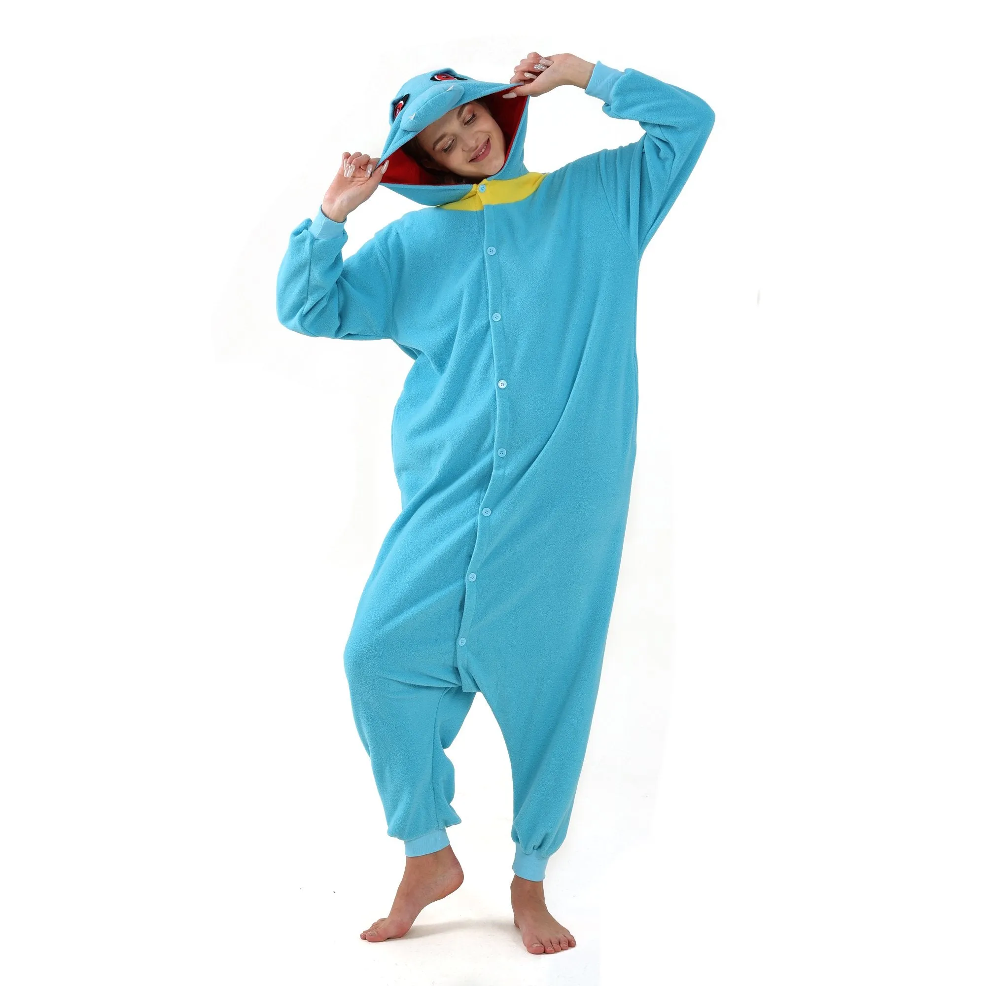 Totodile Kigurumi Onesies Anime Pokemon Pajamas Pyjamas Halloween Costume