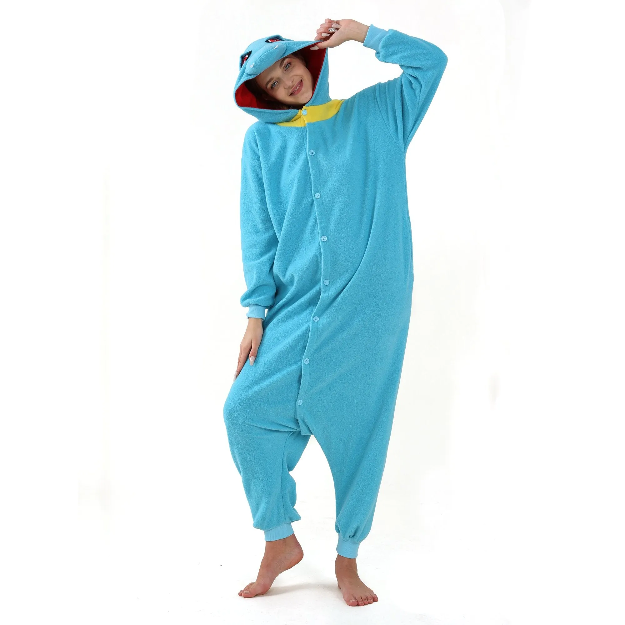 Totodile Kigurumi Onesies Anime Pokemon Pajamas Pyjamas Halloween Costume