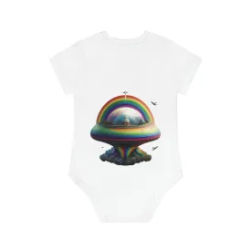 ,,UFO" Baby Organic Short Sleeve Bodysuit