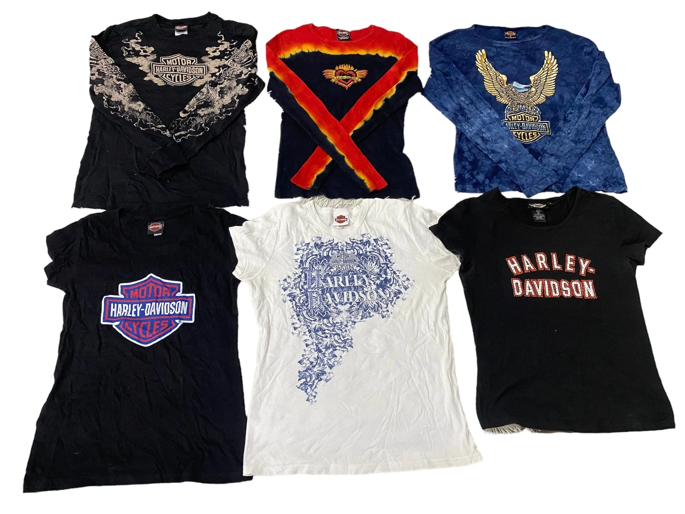 Vintage ladies Harley Davidson tops-30 pieces