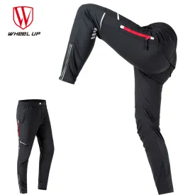 WHEEL UP Spring Autumn Men Cycling Pants Windproof Sport MTB Mountain Bike Pants Reflective Cycling Long Trousers Bicycle Pants