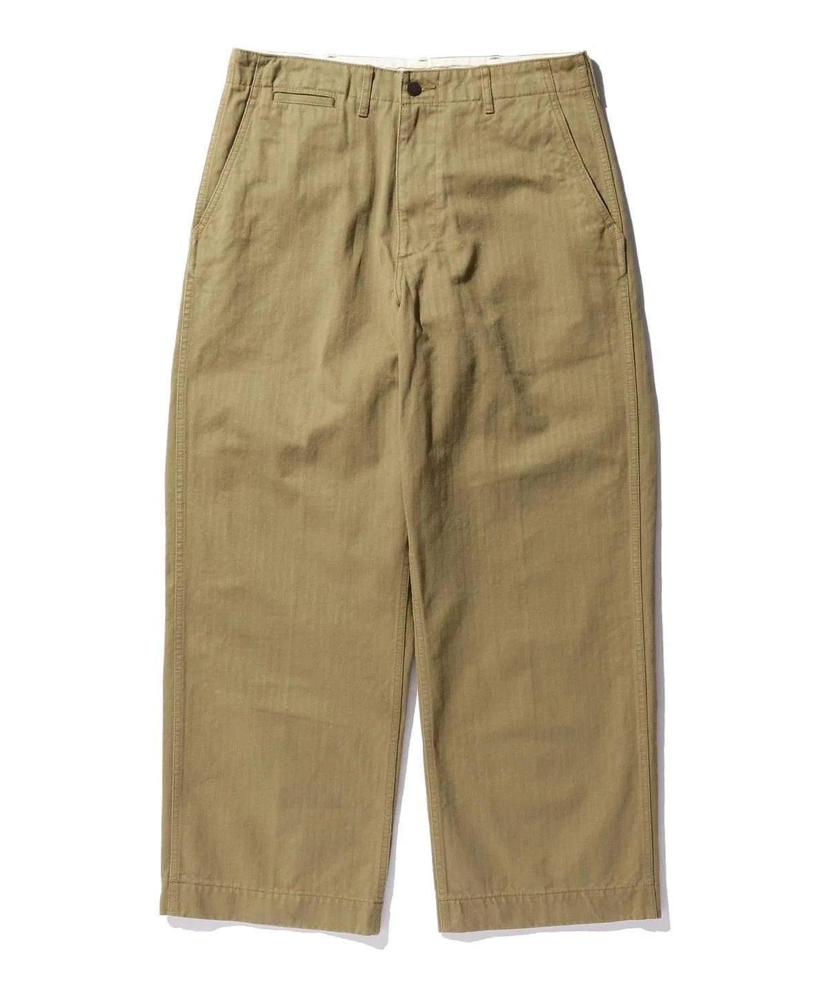 Wide-Leg Millitary Pants