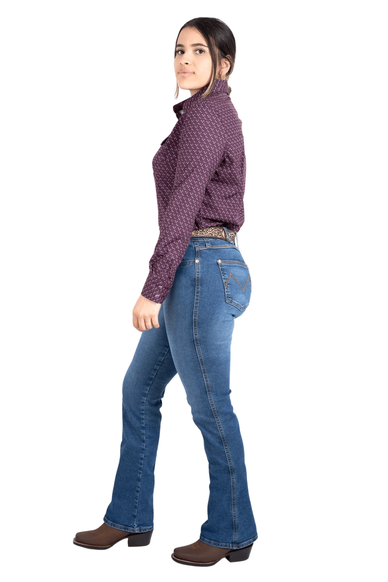 Women Light Blue Classic Bootcut Premium Jeans