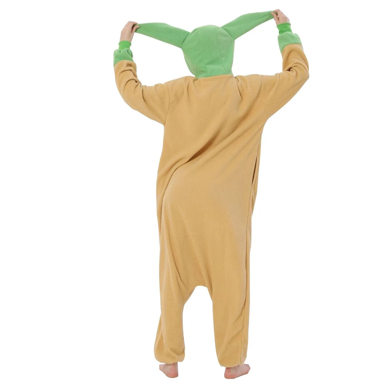 Yoda Kigurumi Onesies Anime Star Wars Pajamas Pyjamas Halloween Costume