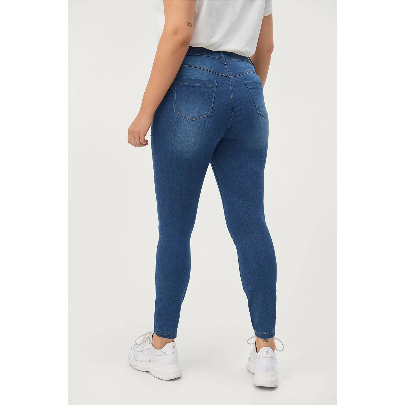 Zizzi Long Mid Blue Jeggings